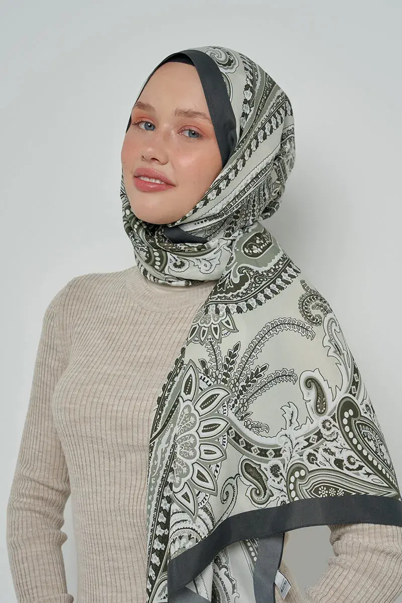 Paisley Koleksiyonu Country Şal - Küf - 1
